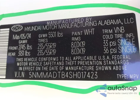 2025 Genesis Gv70 2.5T Awd из США, поврежденный, VIN 5NMMADTB4SH017423